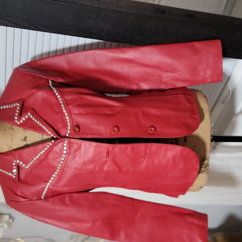 Raviani for Gaudie Girl Leather Jacket